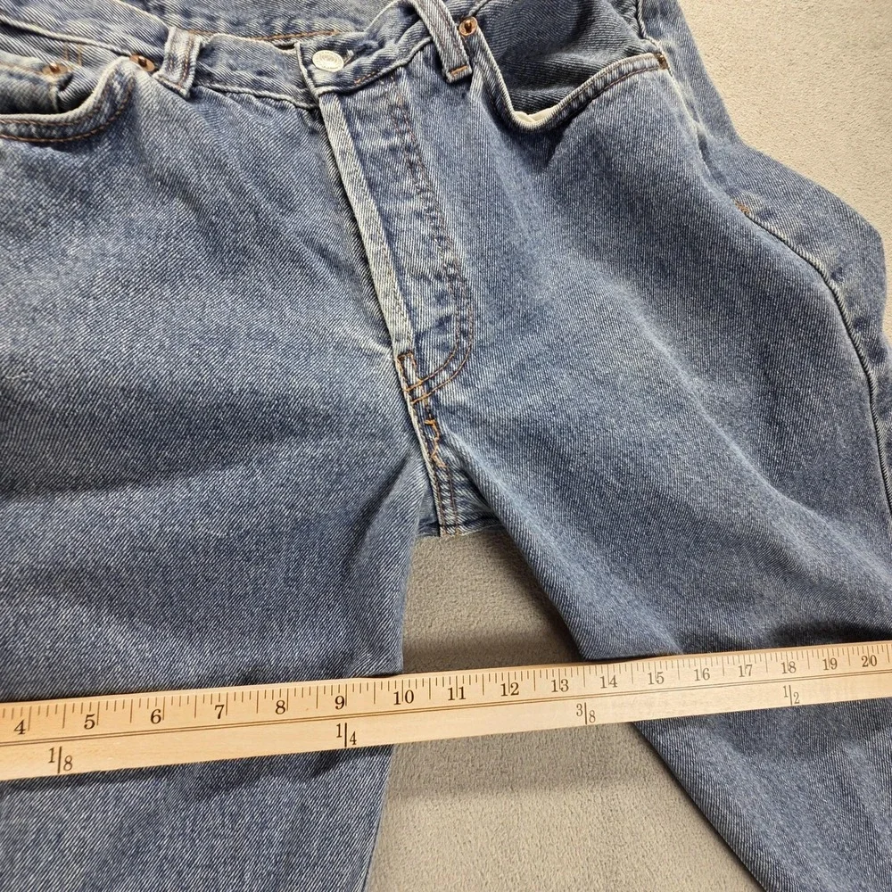 Vintage Levis 501 Jeans Mens Blue Straight Button Fly Made In USA Fits 33x28